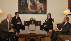 Foreign Minister of Armenia Edward Nalbandian receives Director of the OSCE ODIHR Janez Lenarcic