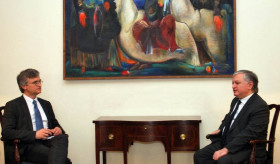 The Minister of Foreign Affairs of Armenia Edward Nalbandian received Peter Semneby, the EU Special Representative for the South Caucasus