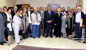 Embassy of the Republic of Armenia in Lebanon organized a meeting with Lebanese Armenian artists