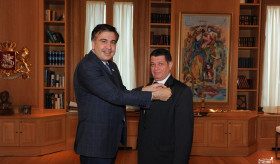 President Saakashvili awarded the outgoing ambassador Silvanian