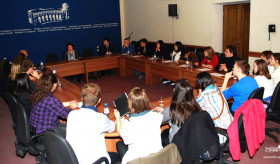 Deputy Minister Kazinian's lecture for students
