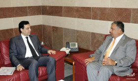 Ambassador Kocharian meets with the Minister of Education and Higher Education of Lebanon
