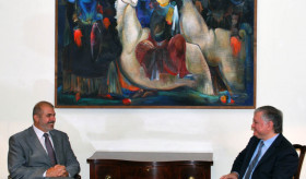 Minister Nalbandian received EUSR Lefort