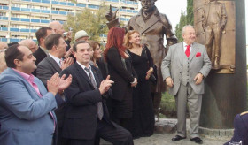 Opening of monument in Tbilisi