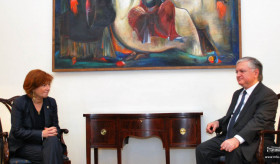 Minister Nalbandian received the Italian Senators