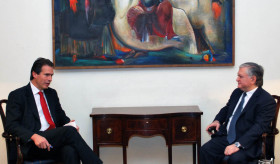Minister Nalbandian received the EU Chief Negotiator