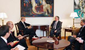 Minister Nalbandian received EUSR Lefort
