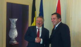 Ambassador Adonts's meeting with the President of the Belgian Chamber of Representatives