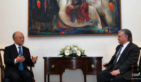 Minister Nalbandian received IAEA Director
