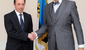 Ambassador Aivazian presented his credentials to the President of Estonia