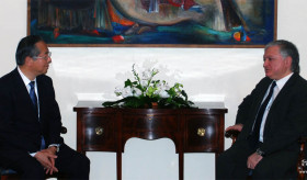 Minister Nalbandian received Japanese delegation
