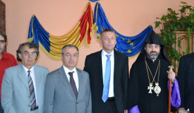 Ռումինիայում ՀՀ դեսպան Հ. Գասպարյանի այցելությունը պատմական Արմենոպոլիս (Գեռլա) քաղաք