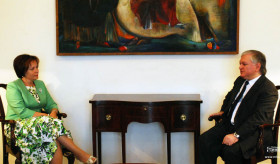 Minister Nalbandian received Defense Minister of Lithuania
