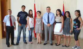 Audience in the Embassy of Armenia in Lebanon