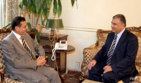 Ambassador Kocharian's meeting with the Foreign Minister of Lebanon