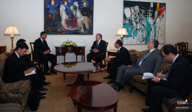 Minister Nalbandian meets with Deputy FM of Turkmenistan