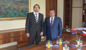 Ambassador Seiranian's meeting with the Minister of Transport of the Czech republic