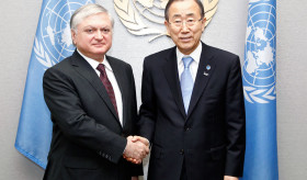 Minister Nalbandian meets UN SG