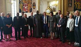 Le Représentant de la République d’Arménie au CPF, l’Ambassadeur Christian Ter-Stepanian est décoré du grade de Commandeur l’Ordre de la Pléiade