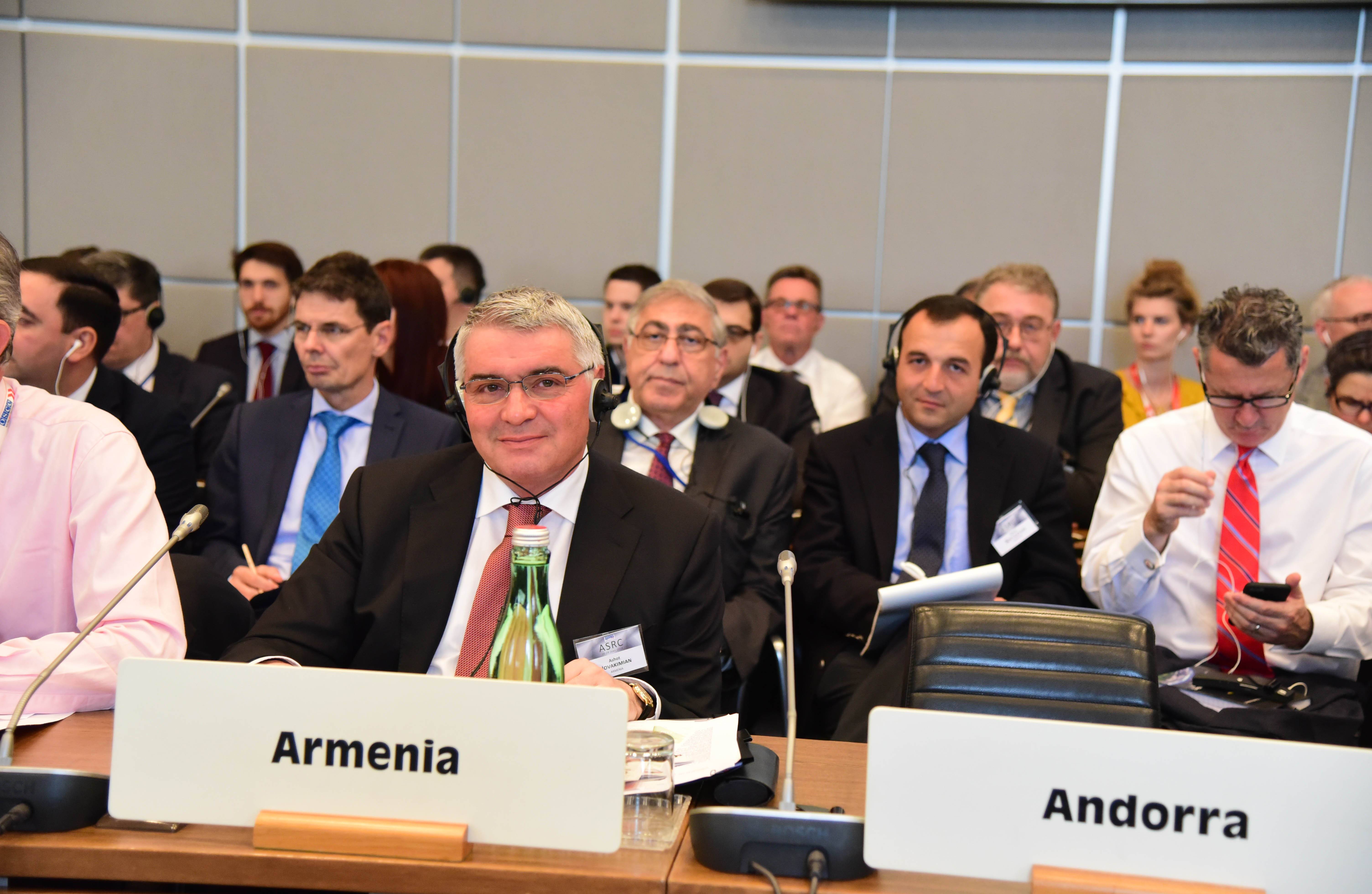 Ashot Hovakimian participated in the OSCE 2018 Annual Security Review Conference