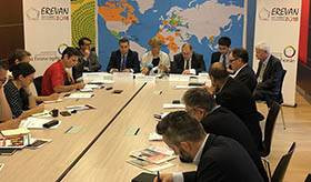 Conférence de presse dédiée au XVIIe Sommet de la Francophonie d’Erevan à Paris