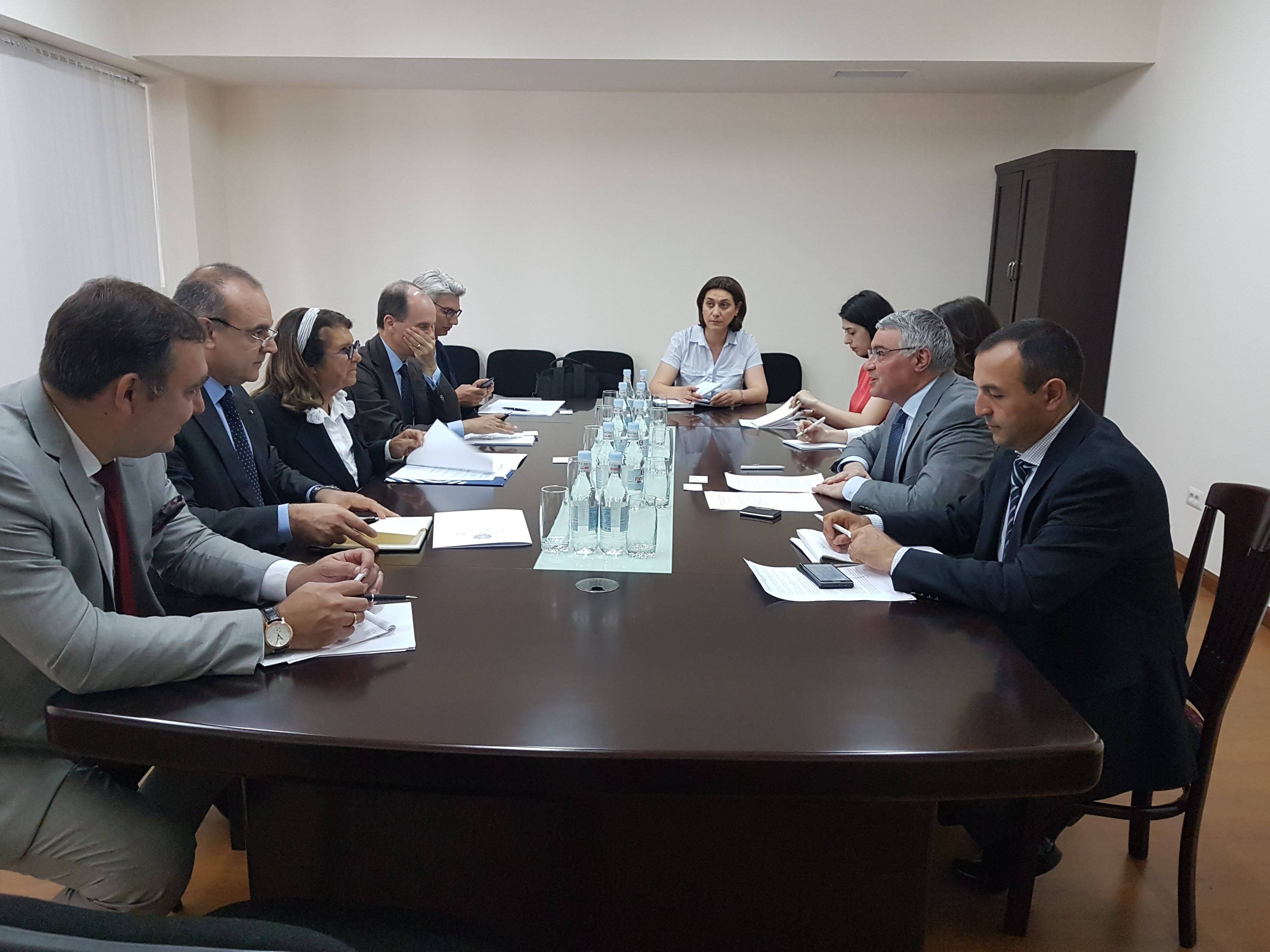 Paola Severino, the Special Representative of the OSCE Chairperson-in-Office on Combating Corruption, visited Armenia