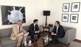 Deputy Foreign Minister Garen Nazarian met with the Rapporteur of German Bundestag on Armenia