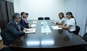 Rencontre du Vice-ministre des Affaires étrangères d’Arménie avec le nouveau Représentant du Programme alimentaire mondial de l’ONU en Arménie