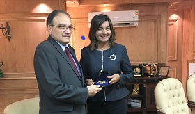 Դեսպան Մելքոնյանի հանդիպումը Եգիպտոսի Ներգաղթի և արտագաղթածների նախարարի հետ