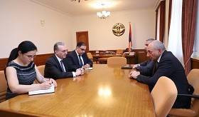 ԱԳ նախարար Զոհրաբ Մնացականյանին ընդունեց Արցախի նախագահ Բակո Սահակյանը