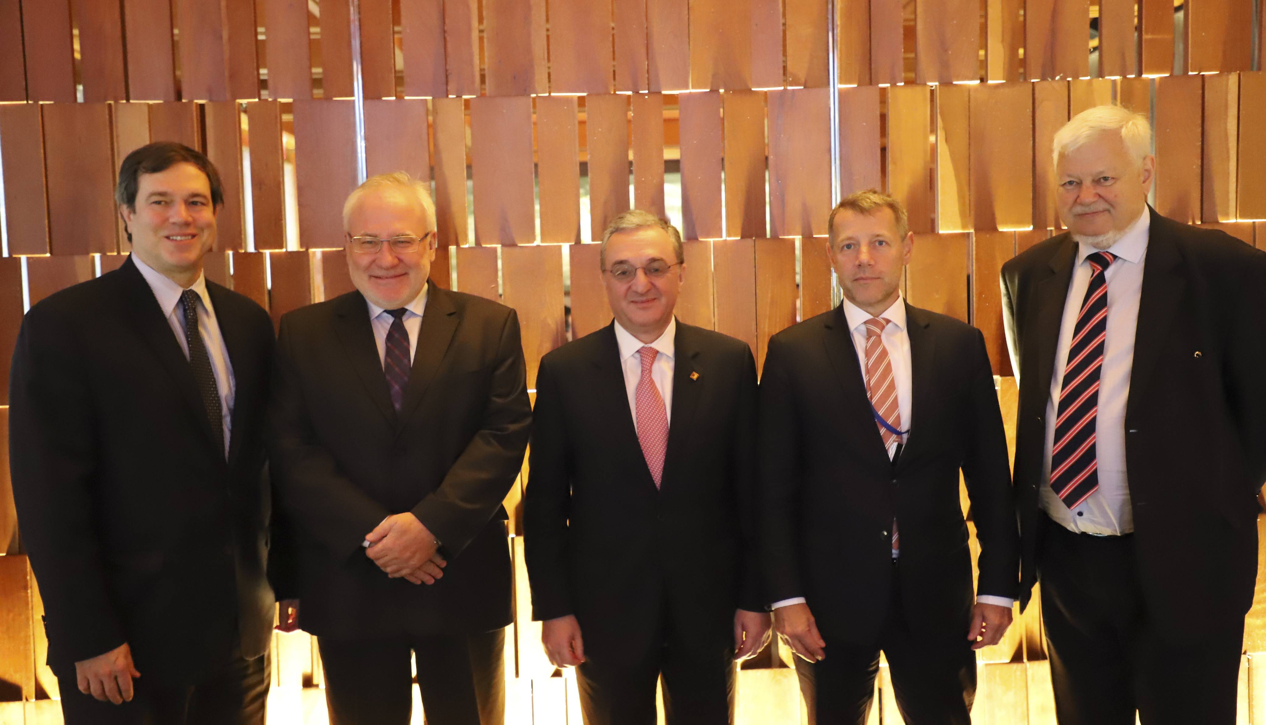 Встреча главы МИД Армении с сопредседателями МГ ОБСЕ