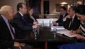 Zohrab Mnatsakanyan met with representatives of the American Jewish Committee