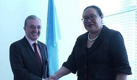 Foreign Minister of Armenia met with the United Nations High Representative