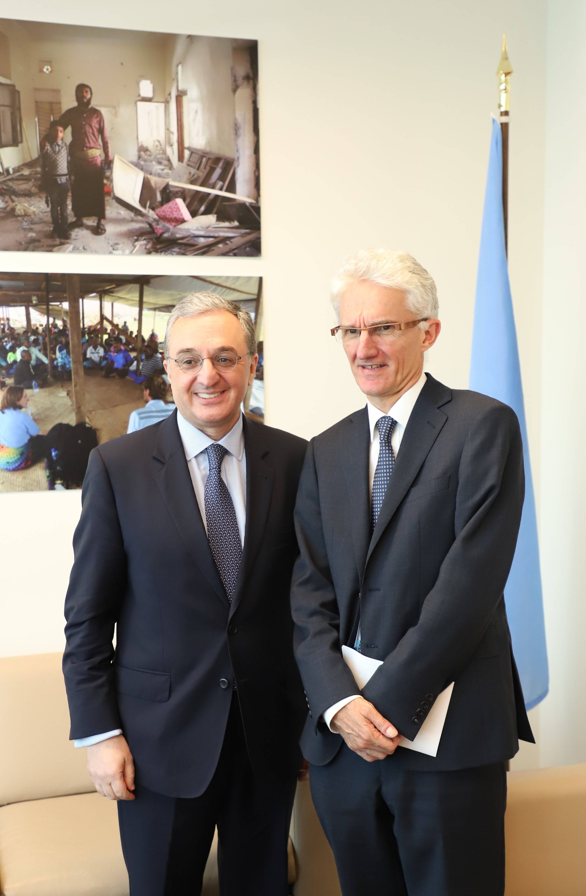 Meeting of Foreign Minister with UN Under-Secretary-General for Humanitarian Affairs and Emergency Relief Coordinator