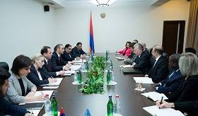 Meeting with US National Security Advisor in the office of the Security Council of the Republic of Armenia