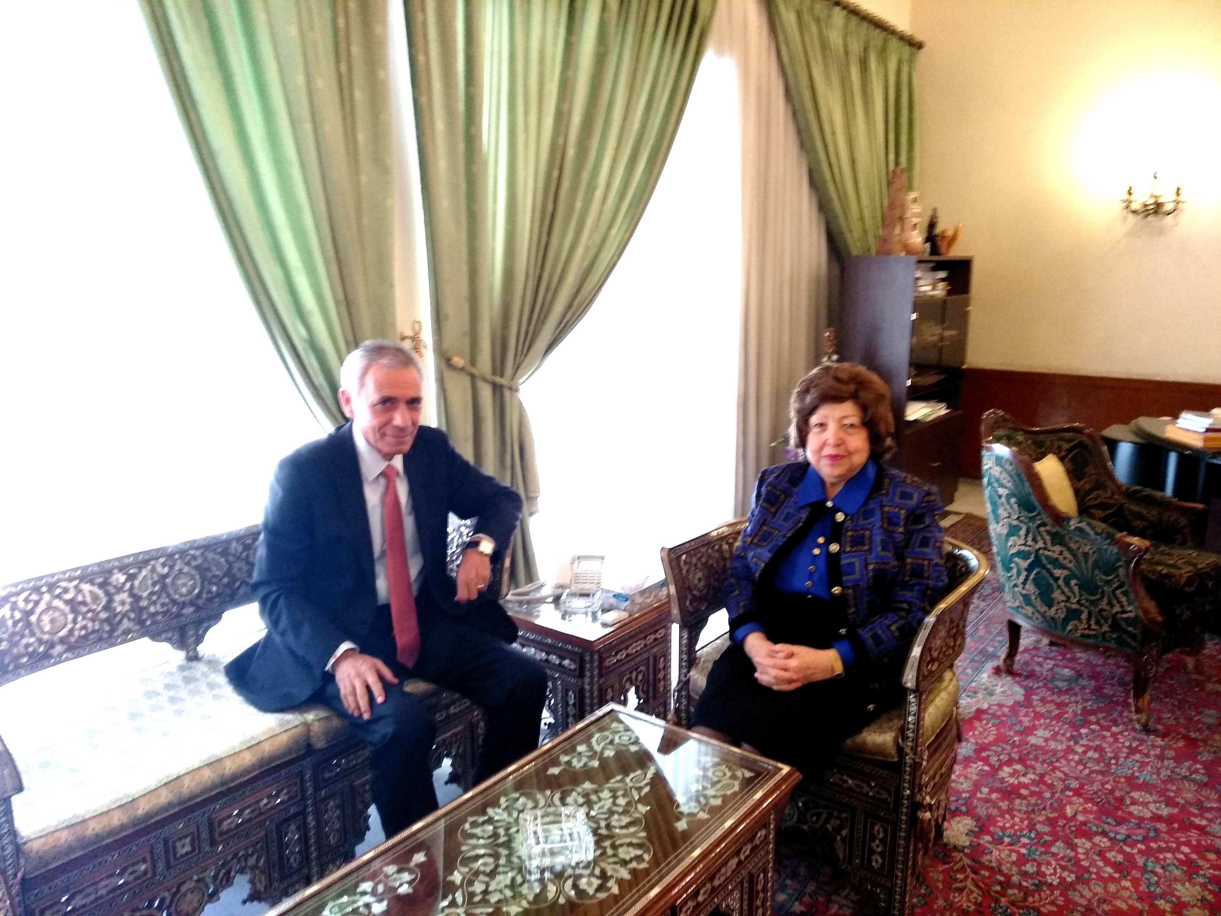 Դեսպան Արշակ Փոլադյանի հրաժեշտի հանդիպումը ՍԱՀ փոխնախագահի հետ