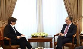 Acting Foreign Minister received the representative of the ICRC delegation to Armenia