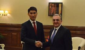 Acting Foreign Minister of Armenia met with the Minister of Foreign Affairs of Kyrgyzstan