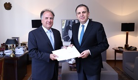 Հայաստանում Խորվաթիայի նորանշանակ դեսպանն իր հավատարմագրերի պատճենը հանձնեց ԱԳ նախարարի տեղակալ Կարեն Նազարյանին