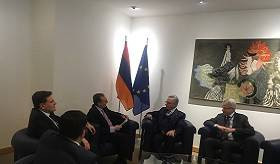 Zohrab Mnatsakanyan met with the President of the Venice Commission in Strasbourg