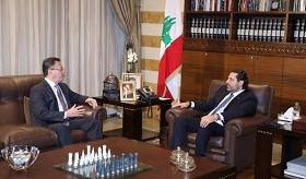 Դեսպան Սամվել Մկրտչյանի հանդիպումը Լիբանանի նախագահ Միշել Աունի և վարչապետ Սաադ Հարիրիի հետ