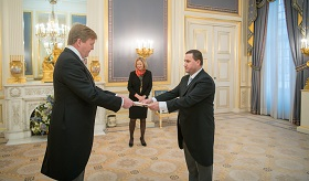 Դեսպան Տիգրան Բալայանը հավատարմագրերը հանձնեց Նիդերլանդների Թագավոր Վիլլեմ-Ալեքսանդերին