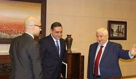 Դեսպան Տիգրան Գևորգյանը հավատարմագրերի պատճենը հանձնեց Սիրիայի արտգործնախարարին