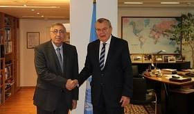 Դեսպան Արման Կիրակոսյանի հրաժեշտի հանդիպումը ՄԱԿ-ի Թմրանյութերի և հանցավորության դեմ պայքարի գրասենյակի գործադիր տնօրեն