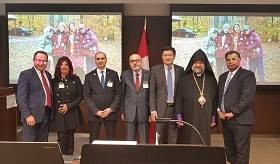 Հայ մարմնակրթական ընդհանուր միության 100-ամյակին նվիրված ընդունելություն Կանադայի խորհրդարանում