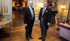 Farewell audience at the Swedish royal residence