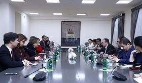 Zohrab Mnatsakanyan received members of the European Parliament’s observation mission