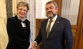 Դեսպան Տիգրան Սեյրանյանի հանդիպումը Չեխիայի արդյունաբերության և առևտրի նախարար Մարթա Նովակովայի հետ