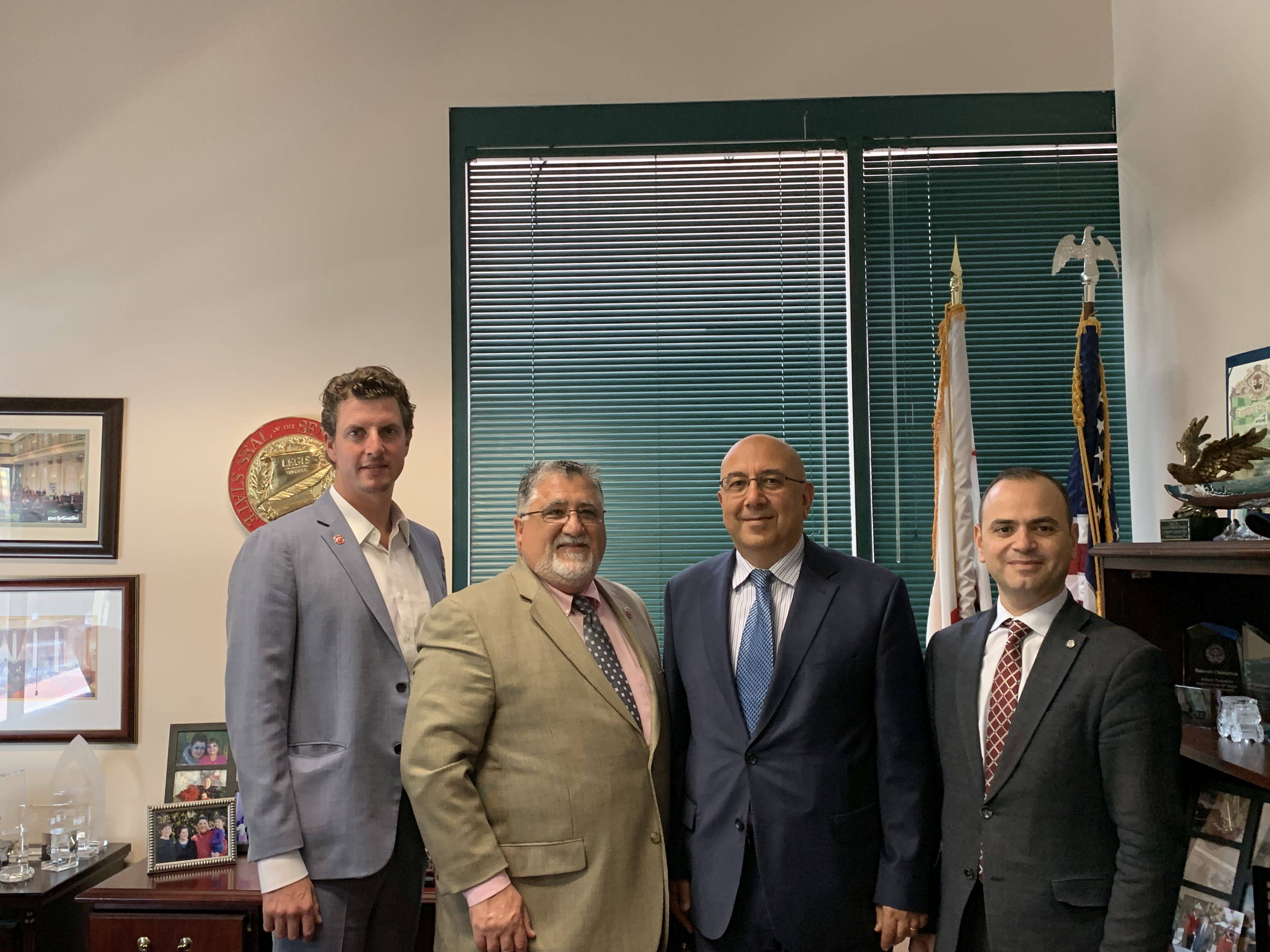 Լոս Անջելեսում ՀՀ գլխավոր հյուպատոսի հանդիպումները Կալիֆորնիայի նահանգային սենատորներ հետ