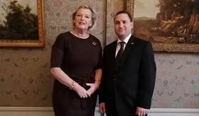 Հայաստանի դեսպանը հանդիպեց Նիդերլանդների Սենատի նախագահին